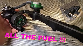 RADIUM ENGINEERING FUEL UPGRADES  MX5 TURBO BUILT pt 53 [upl. by Siroved]