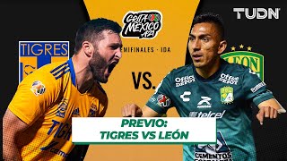 🔴 EN VIVO Tigres vs León  Grita México AP2021  Semifinal IDA  TUDN [upl. by Atinuj922]