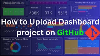 Dashboard project GitHub pe upload kaise kare  GitHub tutorial for beginners in Hindi [upl. by Hsetirp278]