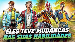 MUDANÇAS NAS HABILIDADES DO TATSUYA NAIRI ÁLVARO E WUKONG NA PRÓXIMA ATUALIZAÇÃO DO FREE FIRE [upl. by Nevag29]