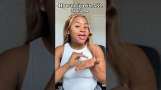 How to sign “excuse me” or “forgive me” in asl [upl. by Odraode783]