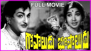 Gopaludu Bhoopaludu  Telugu Full Movie  NTRJaya LalithaRajasri [upl. by Ramak]