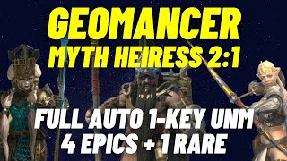 Geomancer quotMyth Heiressquot Unkillable 1Key Clan Boss  No Legendaries All Affinities UNMNMBrutal [upl. by Dibbell]