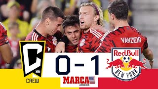 The champion is in trouble  Columbus Crew 01 NY Red Bulls  Goals and Highlights  MLS [upl. by Nnylhtak]