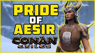 How to get the Pride of Aesir Armor  Conan Exiles 2021 [upl. by Ahseket]