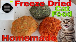 Making Homemade Freeze Dried Cat Food [upl. by Annairoc136]