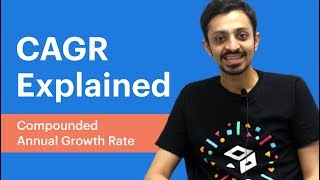 CAGR Compounded Annual Growth Rate Explained  Concept amp Calculation [upl. by Ailongam]