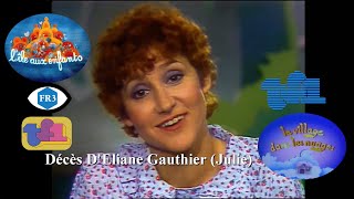 Décès dEliane Gauthier La Chanson de Julie [upl. by Glovsky765]