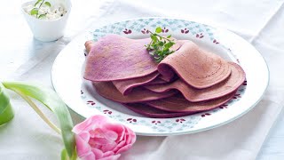 Recette  Blinis de betterave [upl. by Esyahc183]