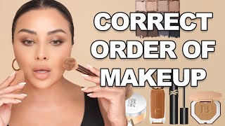 Correct Order Of Makeup Application For Beginners  Nina Ubhi [upl. by Frida]