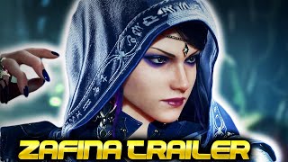 TEKKEN 8 Zafina Trailer Reaction SHES SO COOL [upl. by Jobie748]