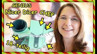 Unboxing NICER DICER CHEF 18teilig SoFie Haushalt Unperfekt Perfekt [upl. by Einyaj893]