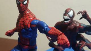 SpiderMen Vs Doppleganger SpiderMan  Stop Motion Short [upl. by Isdnil]