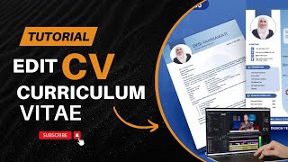 Cara Edit CV Curriculum Vitae Lamaran Kerja berbagai Format [upl. by Nogas]