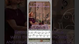 L Beethoven quot Für Elisequot Piano Tutorial  Letter Notes shorts learnpiano easypiano [upl. by Eicam711]