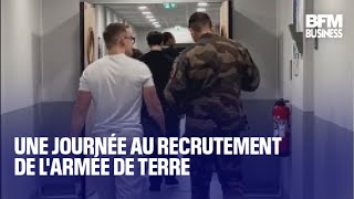 Une journée au recrutement de larmée de Terre [upl. by Savick]