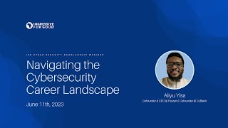 Navigating the Cybersecurity Career Landscape [upl. by Aikemet]