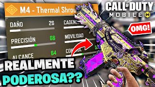 M4  REALMENTE REVIENTA LA M4 EN COD MOBILE  LA MEJOR CLASE PARA LA M4 PARA RANKED COD MOBILE S5 [upl. by Rehpotsirahc80]