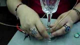 Wire Wrapped Wine Glass [upl. by Sirac]