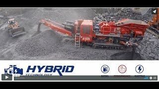 Terex Finlay J 1175 Hybrid Jaw Crusher [upl. by Naruq]