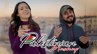 PALESTINIAN MASHUP  Luai Ahmaro amp Natalie Saman Official Music Video  لؤي أحمرو amp نتالي سمعان [upl. by Nodnar201]