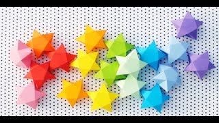 Come creare stelle di carta DIY How to make papers stars [upl. by Nadler]