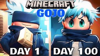 I Survived 100 Days as Gojo in Minecraft and Heres What Happened [upl. by Gerardo]