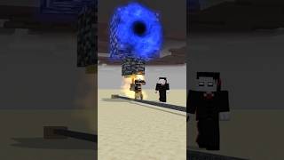 Herobrine  Ghost Rider Balancing Bigger and Bigger Bedrock on a Bike Challenge minecraft shorts [upl. by Yma998]