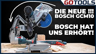 Wieder da  10quot Bosch Kapp  Gehrungssäge GCM 10 GDJ  Arbeiten an der Wand wie bei der GCM 12 GDL [upl. by Roye91]