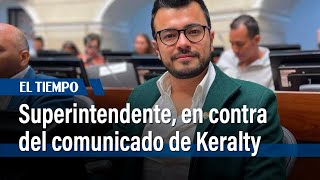 Superintendente de Salud se pronunció en contra del comunicado de Keralty  El Tiempo [upl. by Nnael949]