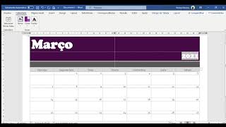 Como criar calendários no Word [upl. by Anor]
