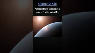 Earth vs Gliese 1214b🗿🗿 youtube youtubeshortsshortsastrozone universeearthwatergliese1214b [upl. by Ytsrik]