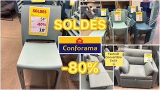 CONFORAMA 80 SOLDES  24 janvier 2024 conforama soldes2024 soldes promo promotion bonplan [upl. by Rahel105]