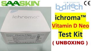 Boditech ichroma™ Vitamin D Neo Test Kit  UNBOXING  CFPC133  FIA Test [upl. by Nylirehc]