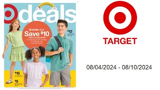 Target Weekly Ad US  08042024  08102024 [upl. by Eilama782]