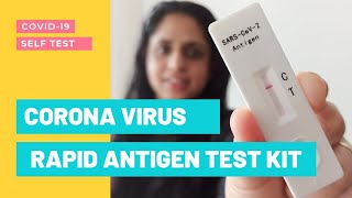 കൊറോണ ടെസ്റ്റ്‌ വീട്ടിൽ എങ്ങനെ ചെയ്യാം  Covid19 Rapid Antigen Test  Malayalam [upl. by Shaylynn543]