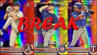 1220 22 2022 Bowman Draft 1st Edition Box Break [upl. by Wycoff487]