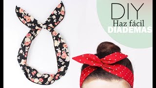 DIY DIADEMAS PARA EL CABELLO HAZ ACCESORIOS PARA EL CABELLO  MARYTÓ CHOCOLATE [upl. by Rialc350]