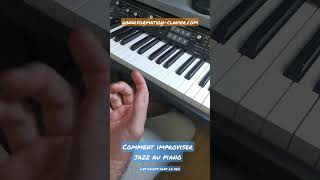 improviser jazz au piano les doigts dans le nez [upl. by Dralliw]