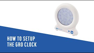 Gro Clock First Time Setup [upl. by Pry]