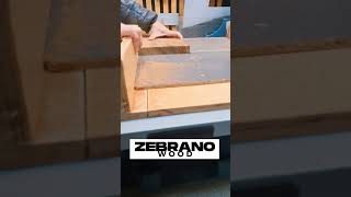 ZEBRANO wood shorts zebranowood wood mwlounge woodworking like [upl. by Grantham]