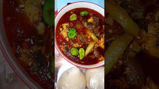 delicious Banku with Okro soup Papabi shorts shortafrica youtubechamps food ghanianfood [upl. by Leunam489]