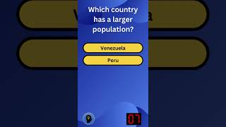 Which country has a larger population [upl. by Bedwell]