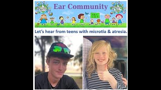 Microtia Teen Chat through Ear Community [upl. by Airbas]