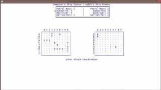 C BattleShip Game [upl. by Flowers]