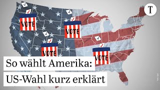 USWahl 2024 So funktioniert die Präsidentschaftswahl in den USA [upl. by Nilyac]