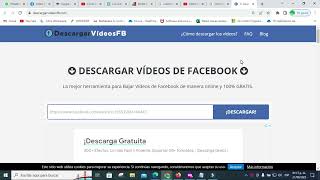 Cómo DESCARGAR VIDEOS de FACEBOOK GRATIS 2024 [upl. by Kally]