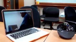 Logitech BCC950 with Polycom Real Presence Desktop [upl. by Drawyeh]