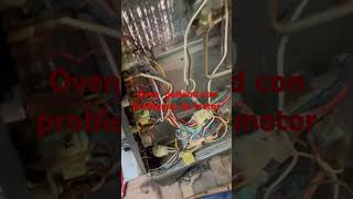 Garland conventional oven with motor problems condensador airconditioningrepair natgas oven [upl. by Assener596]