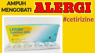 OBAT ALERGI BERSINBERSIN OBAT GATALGATAL HIDUNG BERAIR DIATASI DENGAN LERZIN CETIRIZINE [upl. by Maurilia]